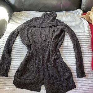 Dark fairycore knitted hooded cardigan no tag